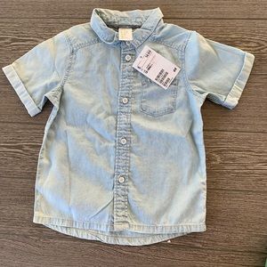 🆕 H&M Toddler Button Down Denim Shirt